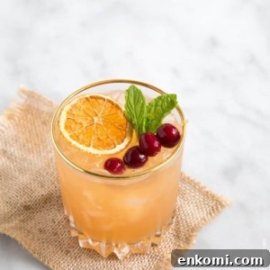 Thanksgiving Cocktail: Cranberry Orange Bourbon