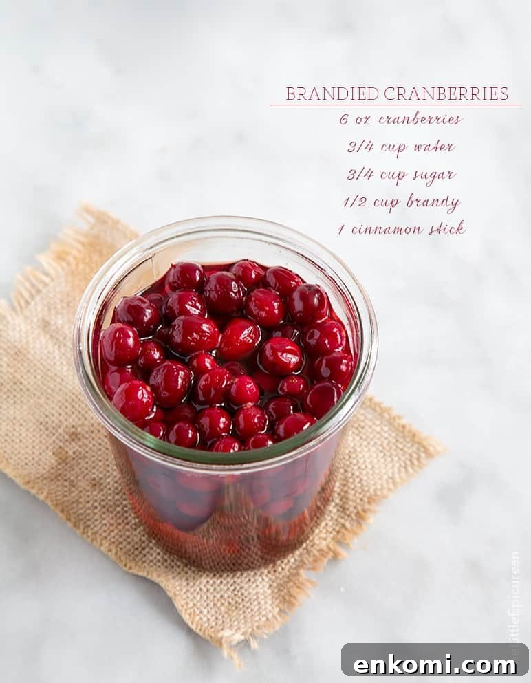 Brandied Cranberries