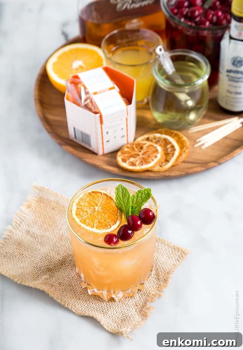 Cranberry Orange Bourbon
