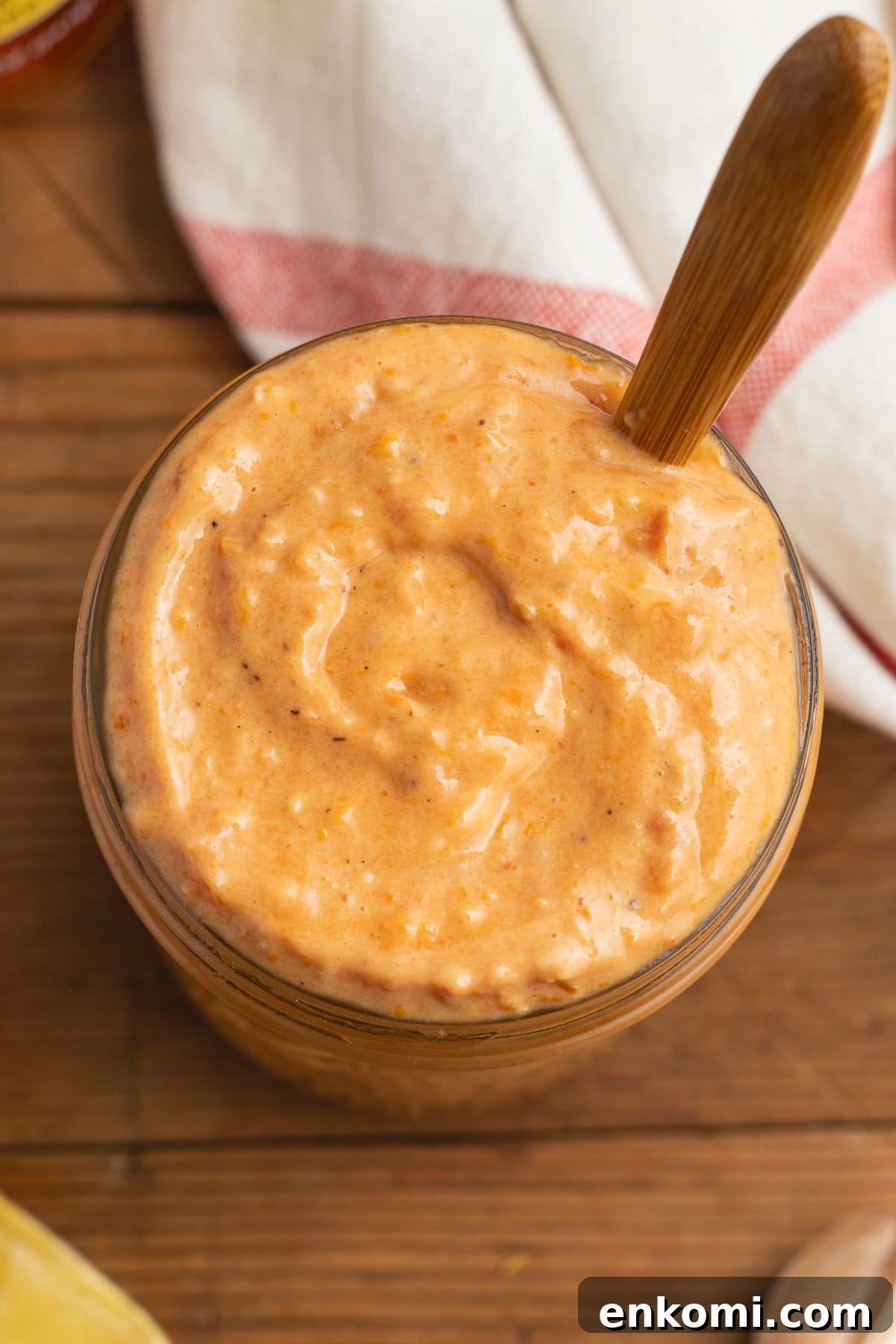 This is a picture of the aioli close-up.