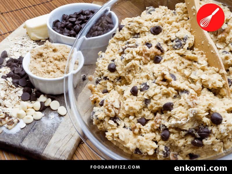 Cookie dough that has a lot of chunky add-ins like chocolate chips and nuts will not work with a cookie press.
