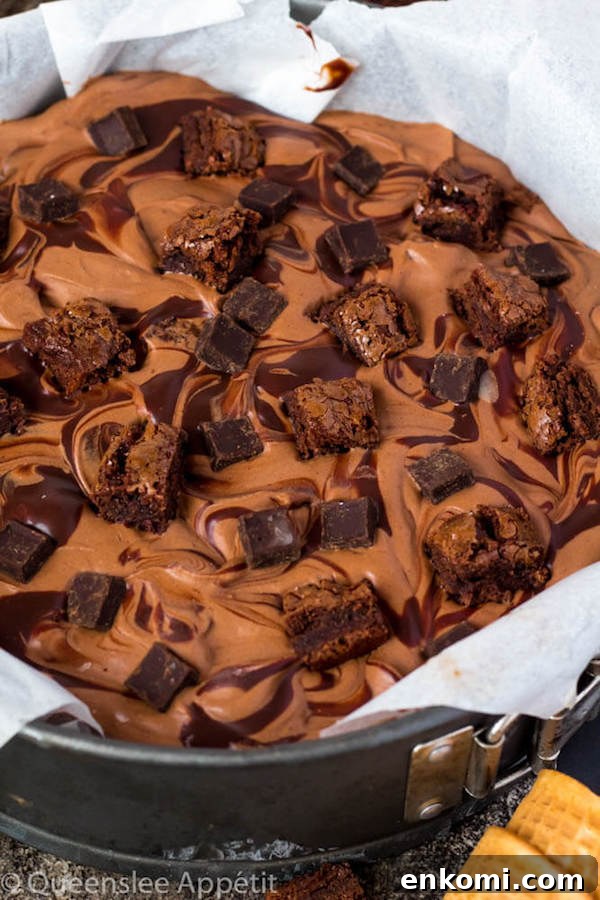 No-Churn Ferrero Rocher Nutella Ice Cream with Chocolate Hazelnut Cones 15 no-churn brownie fudge swirl ice cream