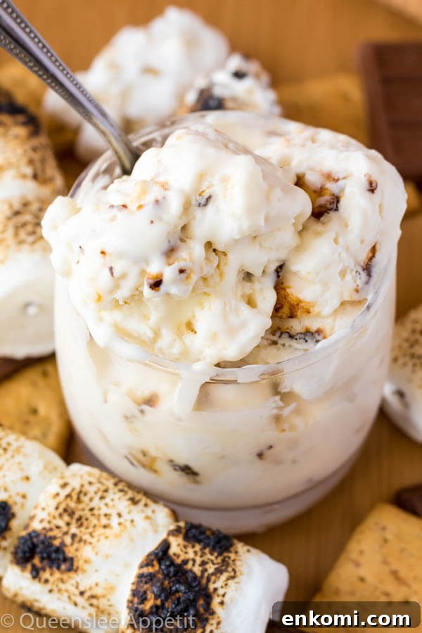 No-Churn Ferrero Rocher Nutella Ice Cream with Chocolate Hazelnut Cones 17 no-churn toasted marshmallow ice cream