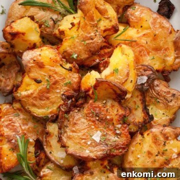 air fryer smashed potatoes
