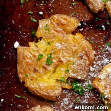 extra crispy smashed fingerling potatoes