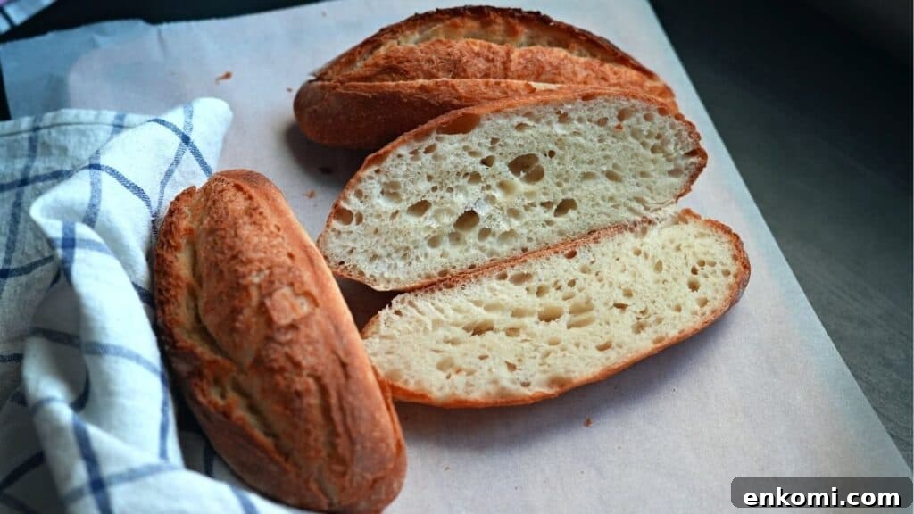 Mini Baguette Recipe: How to Make Crispy Homemade Baguettes 2 mini French baguettes recipe