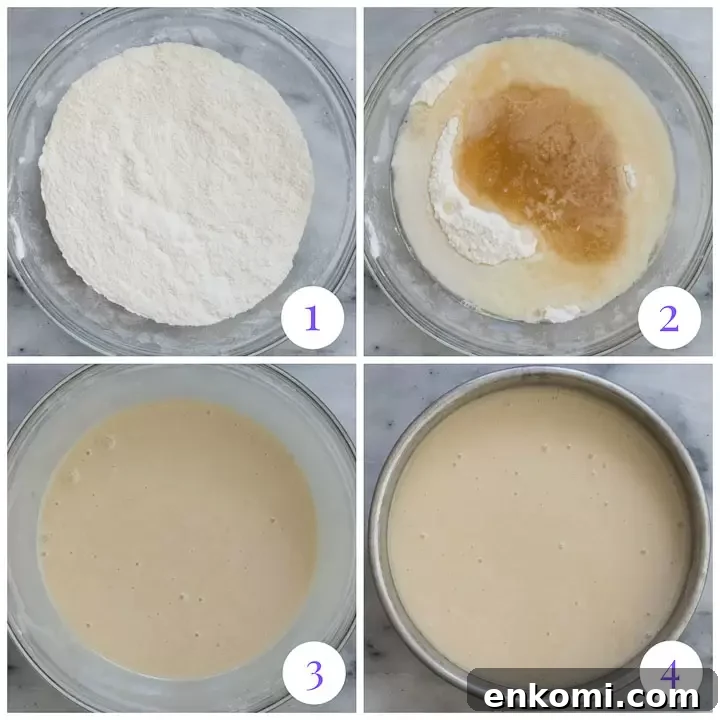 how to make vanilla crazy cake step by step 