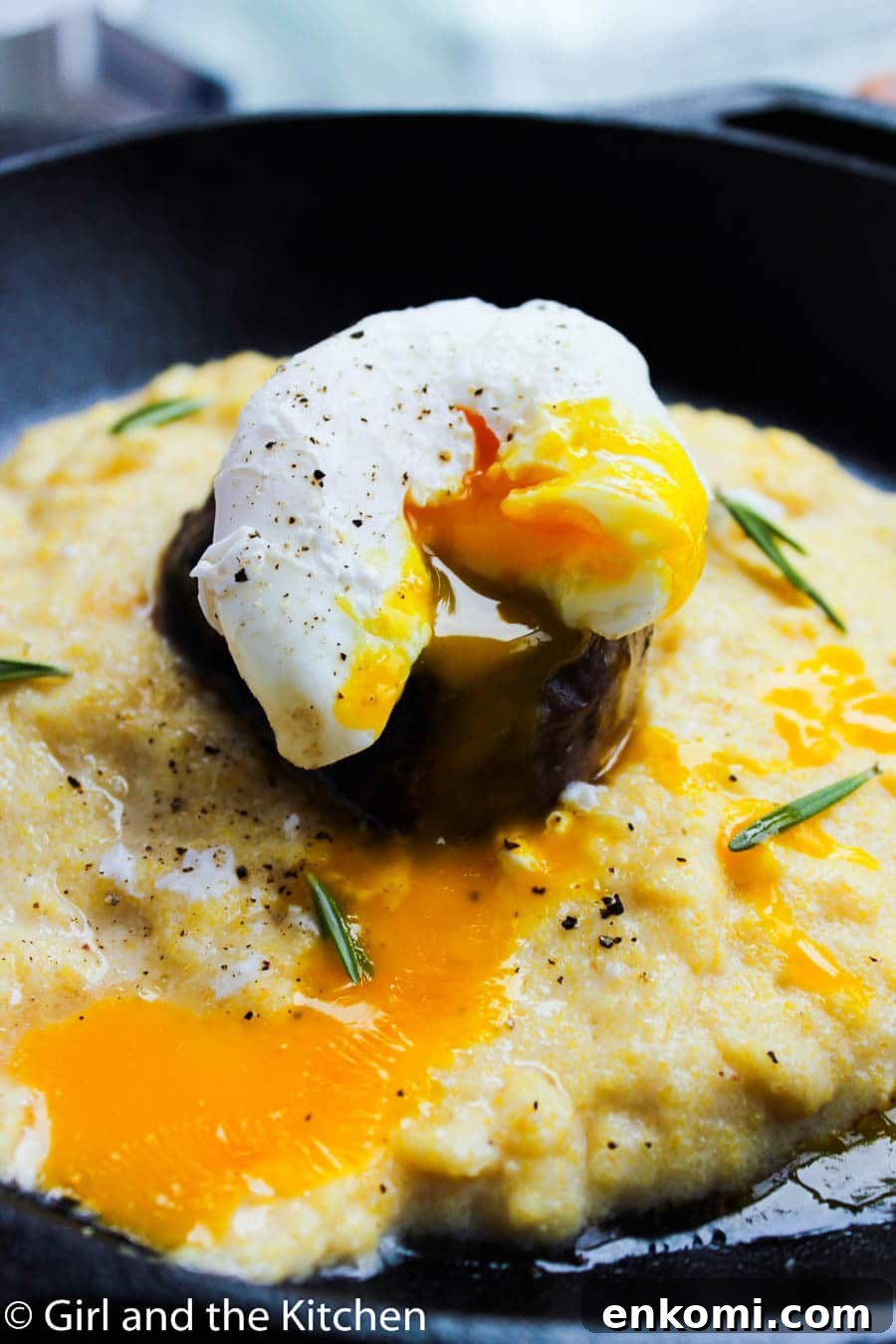 Gourmet Steak and Eggs Skillet Recipe for Weekend Brunch 2 A perfect and elegant breakfast or brunch idea that amps up the classic steak and eggs. Runny poached eggs served with filet mignon is how brunch is done in our house. Sometimes:)