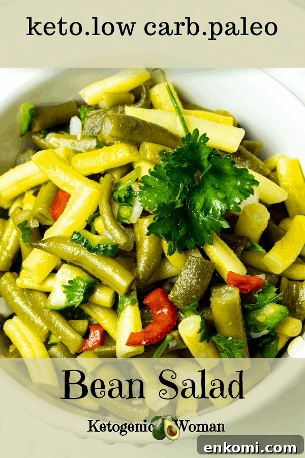 bean salad pinterest pin