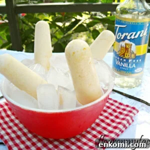Torani Syrups, Torani Recipes, Frozen, Yogurt, Ice Pop Recipe