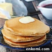 Super Fluffy Whole Wheat Pancakes