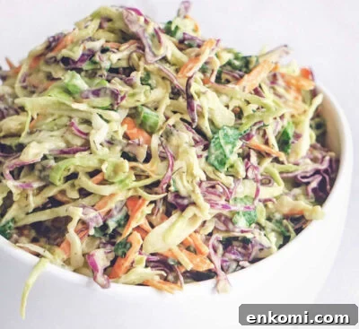 Dairy-Free Creamy Scallops Recipe (Whole30 Friendly) 13 Healthy Coleslaw + Avocado Dressing
