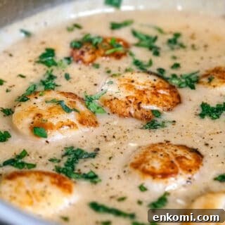 Dairy-Free Creamy Scallops Recipe (Whole30 Friendly) 10 paleo whole30 scallops dairy free sauce