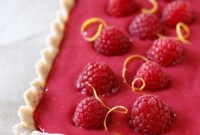 Raspberry Curd Tart Recipe with Flaky Pastry