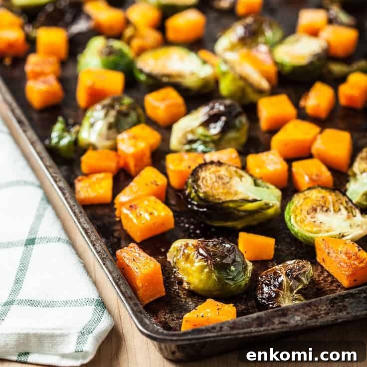 Image for Roasted Brussels Sprouts and Butternut Squash