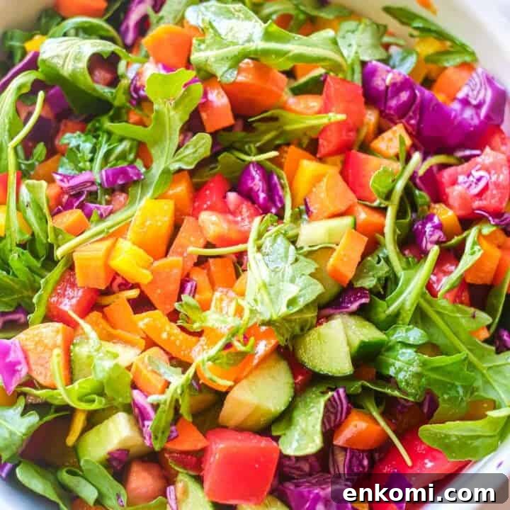 Image for Chopped Rainbow Veggie Salad