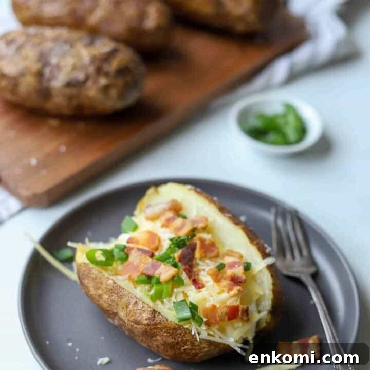 Image for Smoked Baked Potatoes (on the Traeger Pellet Grill)