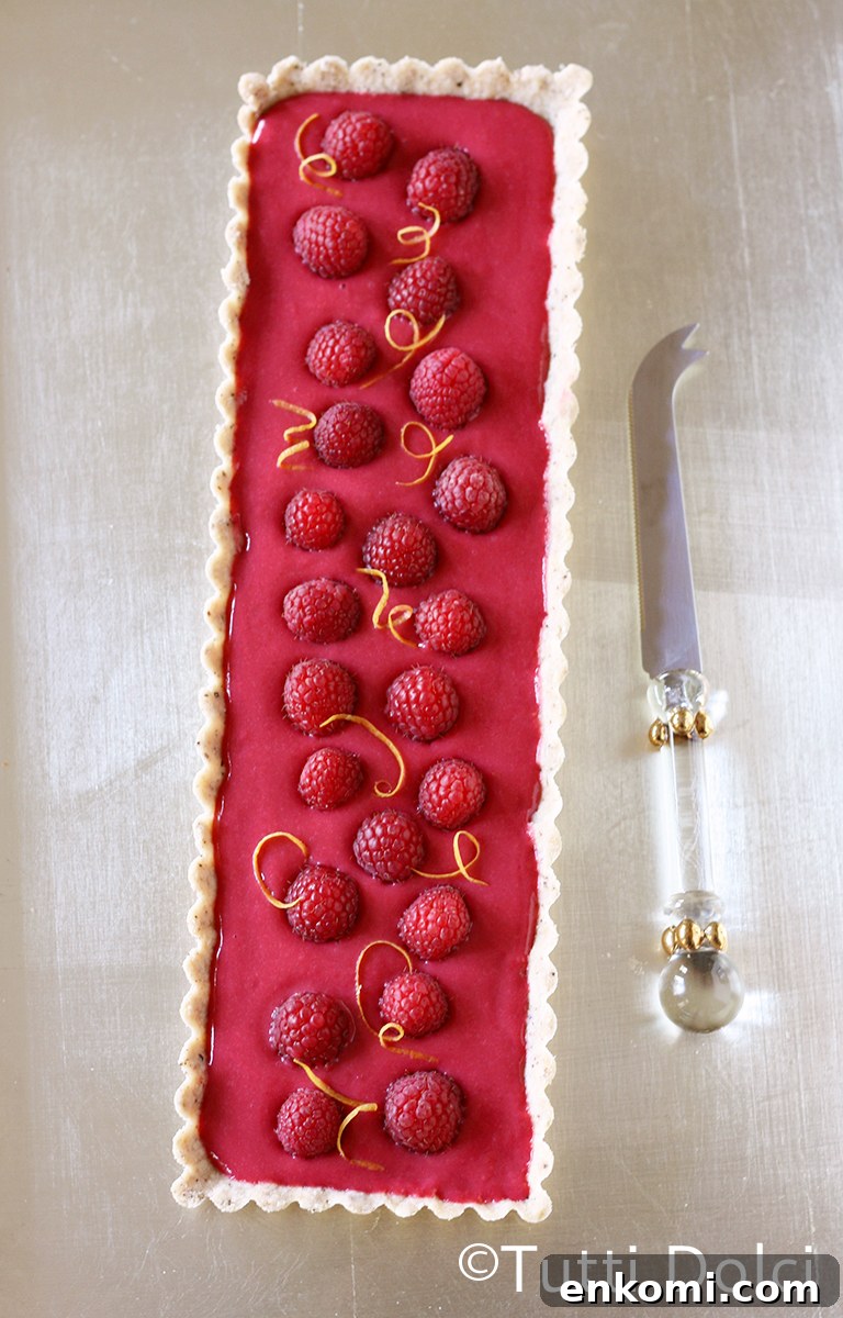 Raspberry Curd Tart