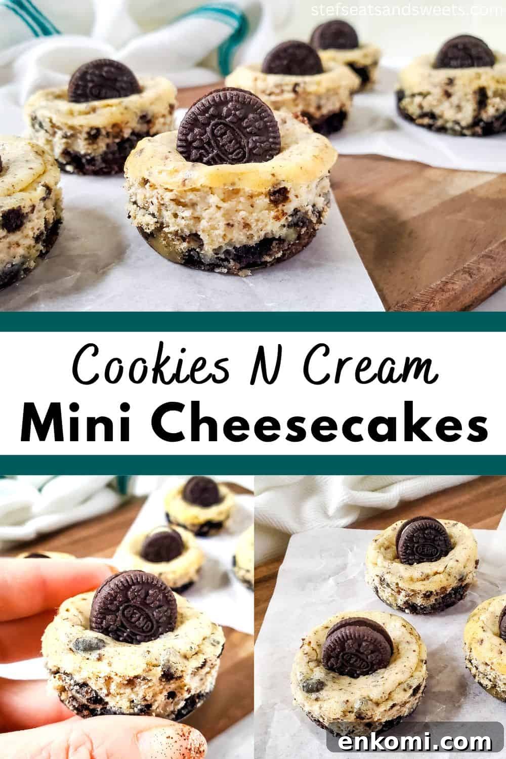 Cookies N Cream Mini Cheesecake Pin