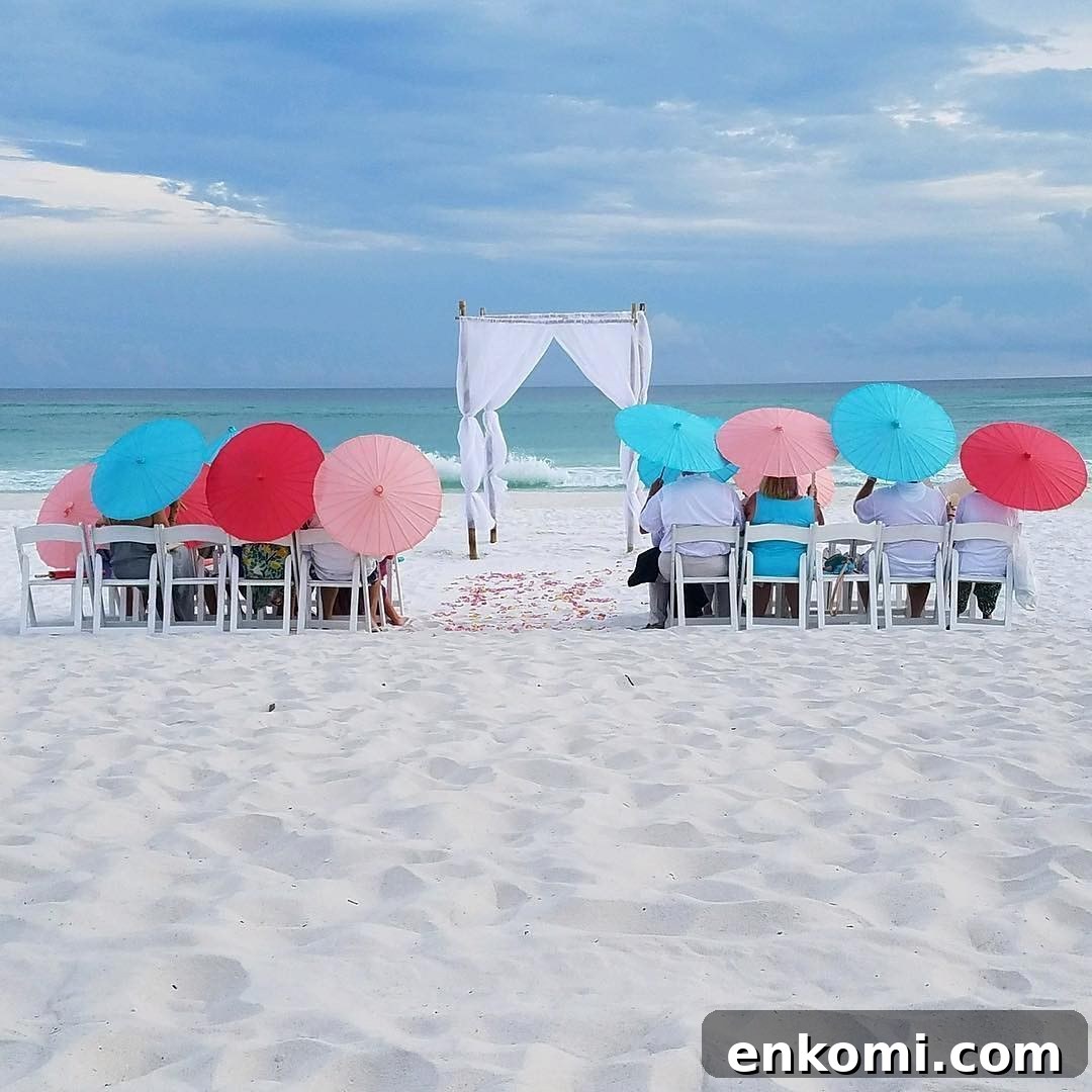 31 Intimate Small Wedding Ideas for a Memorable Celebration 22 parasols for wedding