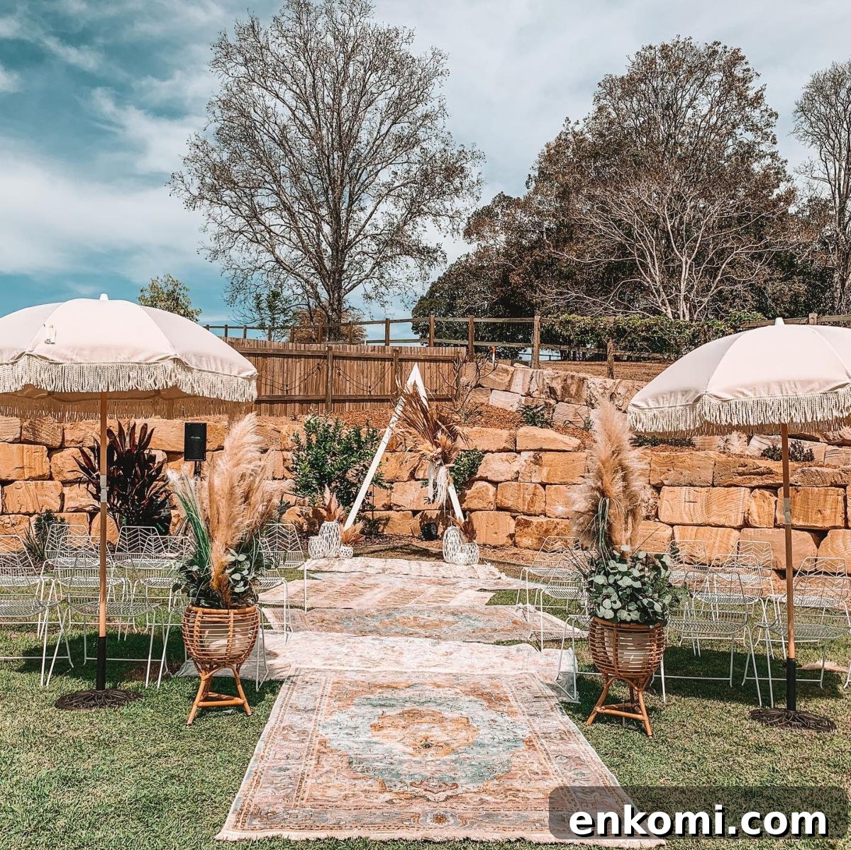31 Intimate Small Wedding Ideas for a Memorable Celebration 31 boho backyard wedding