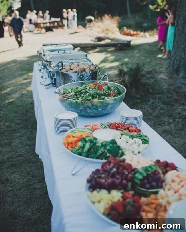 31 Intimate Small Wedding Ideas for a Memorable Celebration 33 wedding Barbecue Buffet
