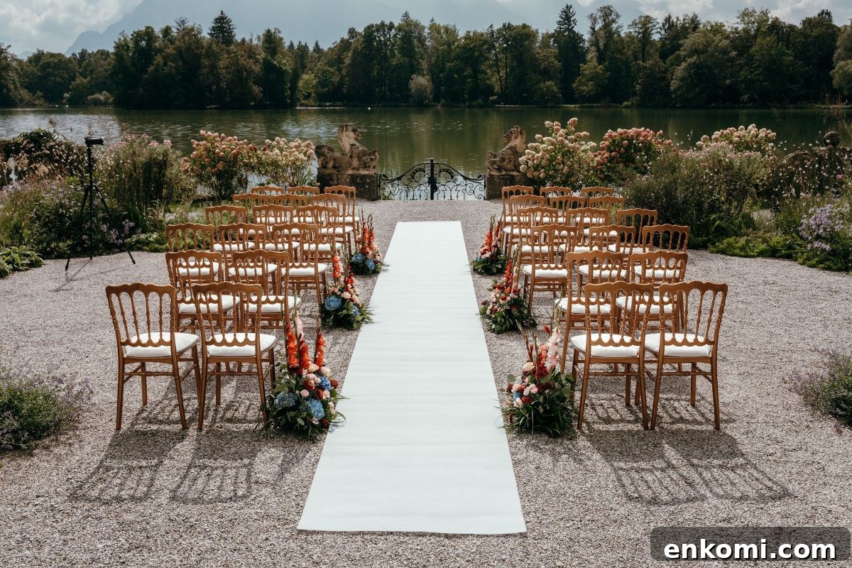 31 Intimate Small Wedding Ideas for a Memorable Celebration 10 lakeside ceremony