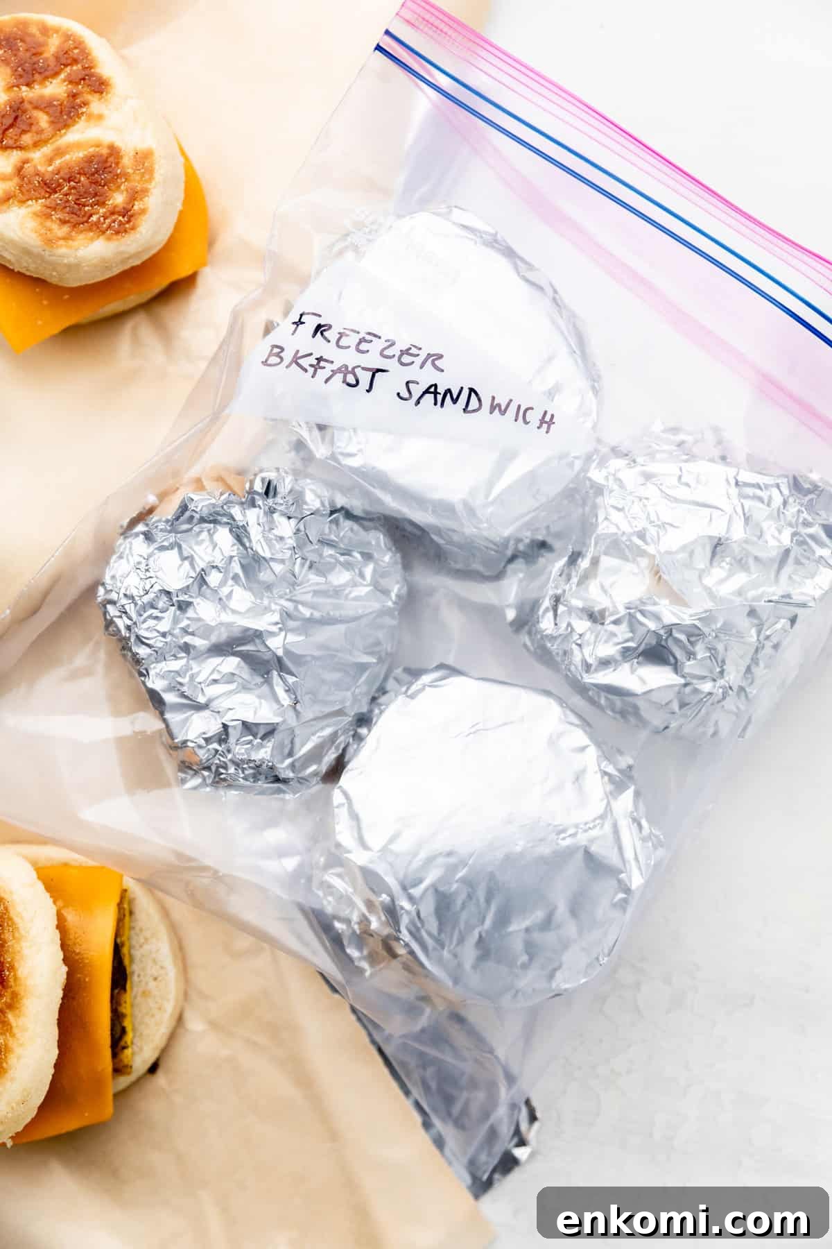 Make-Ahead Freezer Breakfast Sandwich Recipes 3 freezer breakfast sandwich ziploc