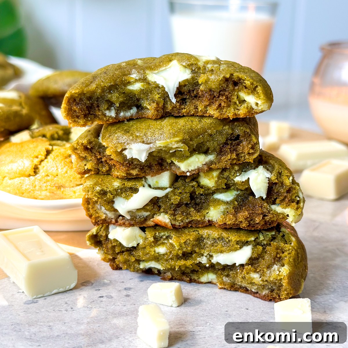 Brown Butter Matcha Cookies Recipe 14 matcha cookies