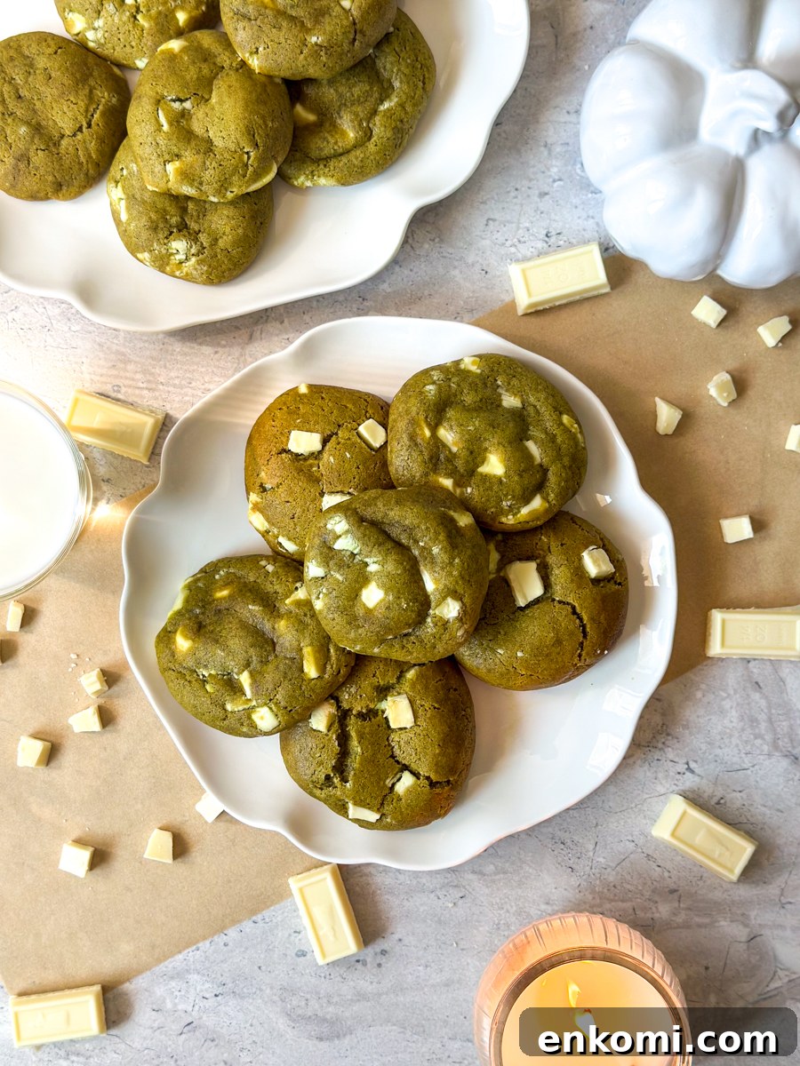 Brown Butter Matcha Cookies Recipe 9 img 5679 8