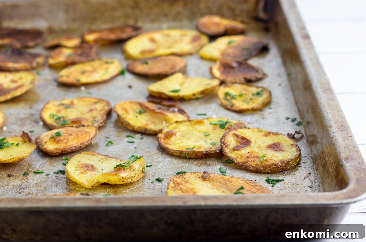 Homemade potato chips on a plate