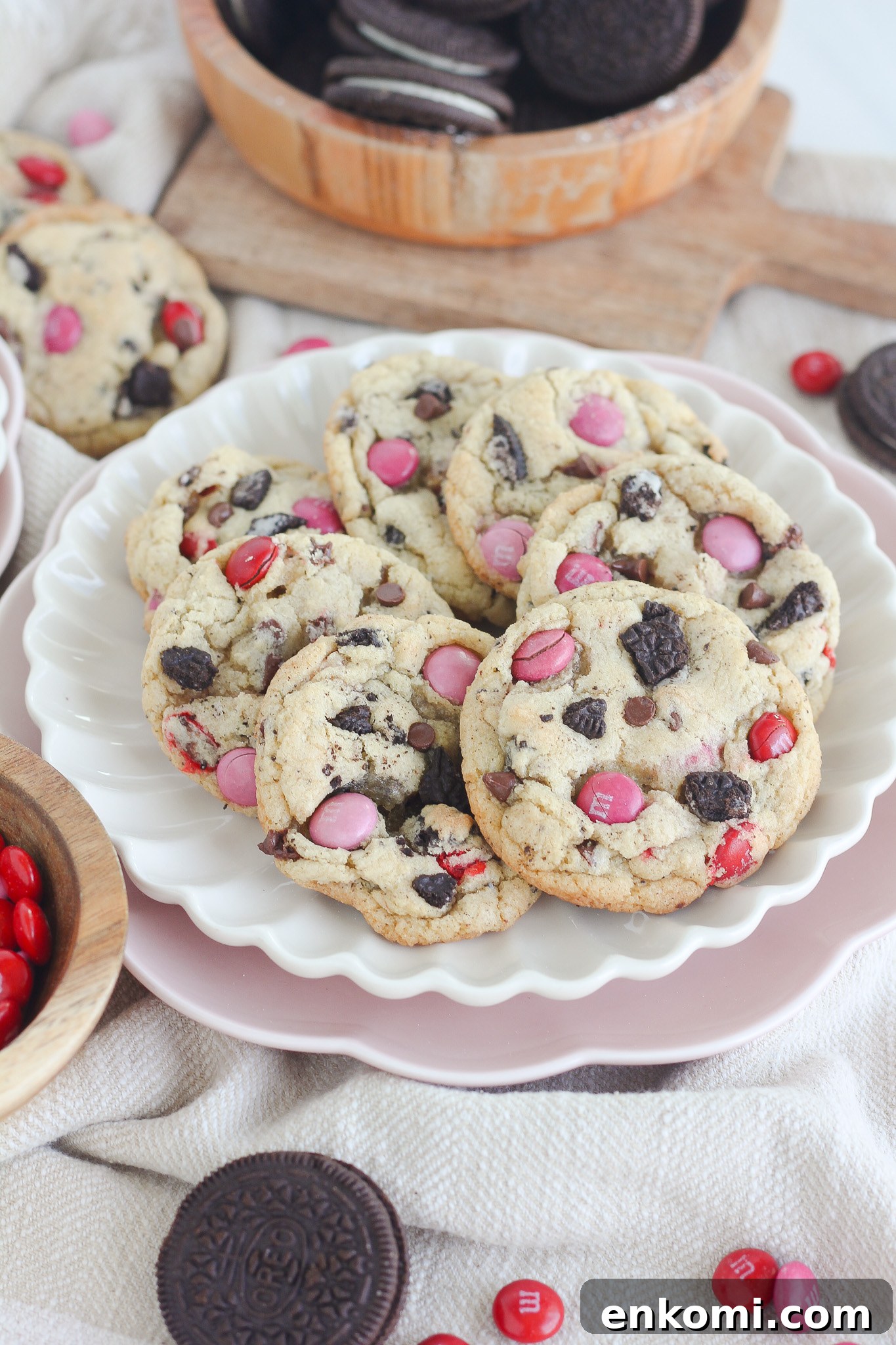Close up of cookie texture