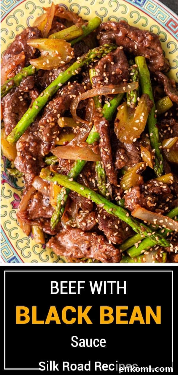 titled image (and shown): beef with black bean sauce