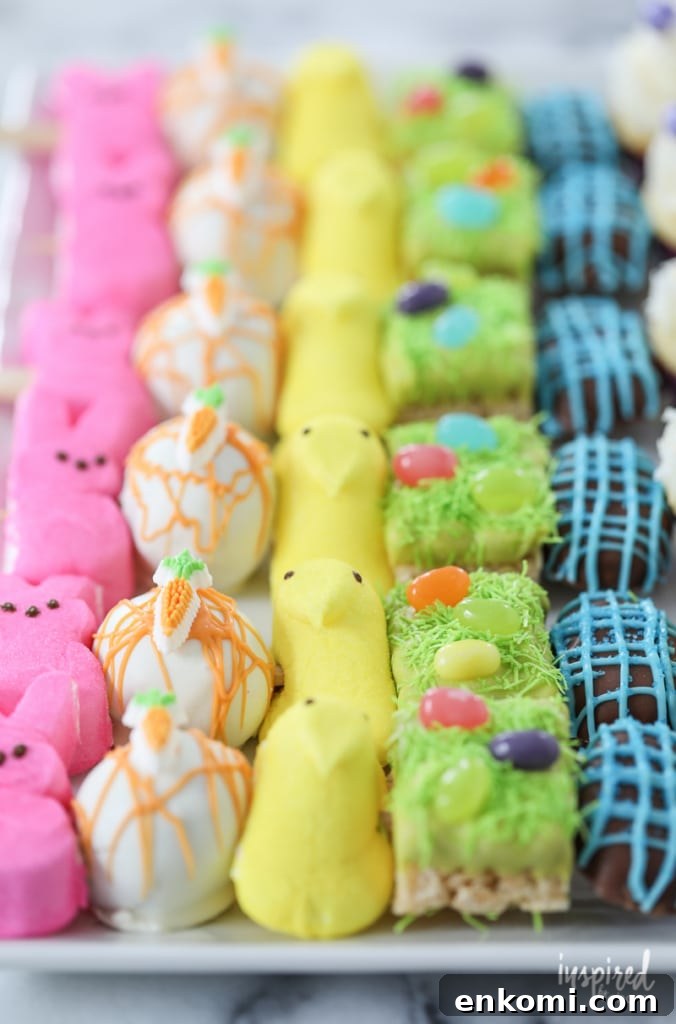 Easter Dessert Kabobs - Spring / Easter rainbow dessert recipe ideas | Inspired by Charm