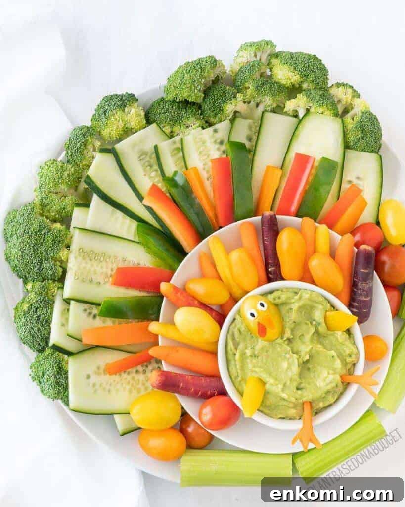Vegan Thanksgiving Menu, Recipes & Hosting Timeline 2 Veggie Turkey Platter | Plant-Based on a Budget | #veggie #platter #turkey #vegan #thanksgiving #plantbasedonabudget