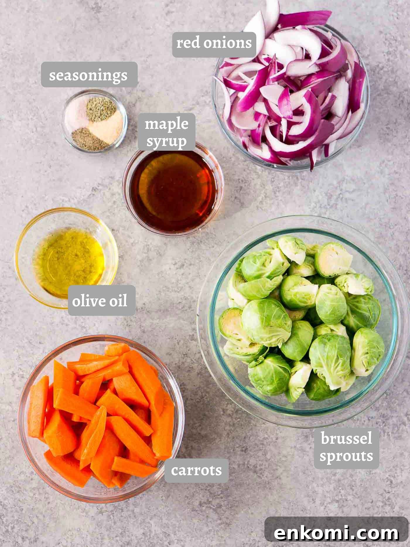 Crispy Roasted Brussels Sprouts and Carrots 4 ingredients for roasted brussels sprouts and carrots