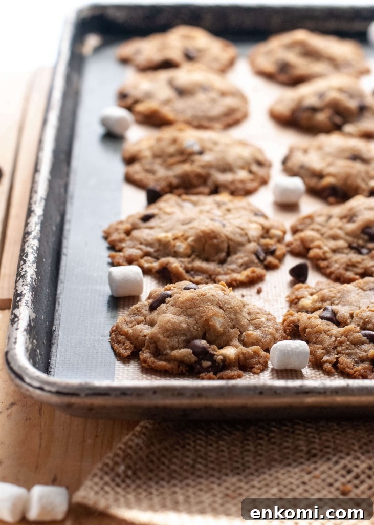 S'mores Cookie Recipe: Gluten, Dairy, Egg and Nut Free (Video) 4 egg-free-smores-cookies