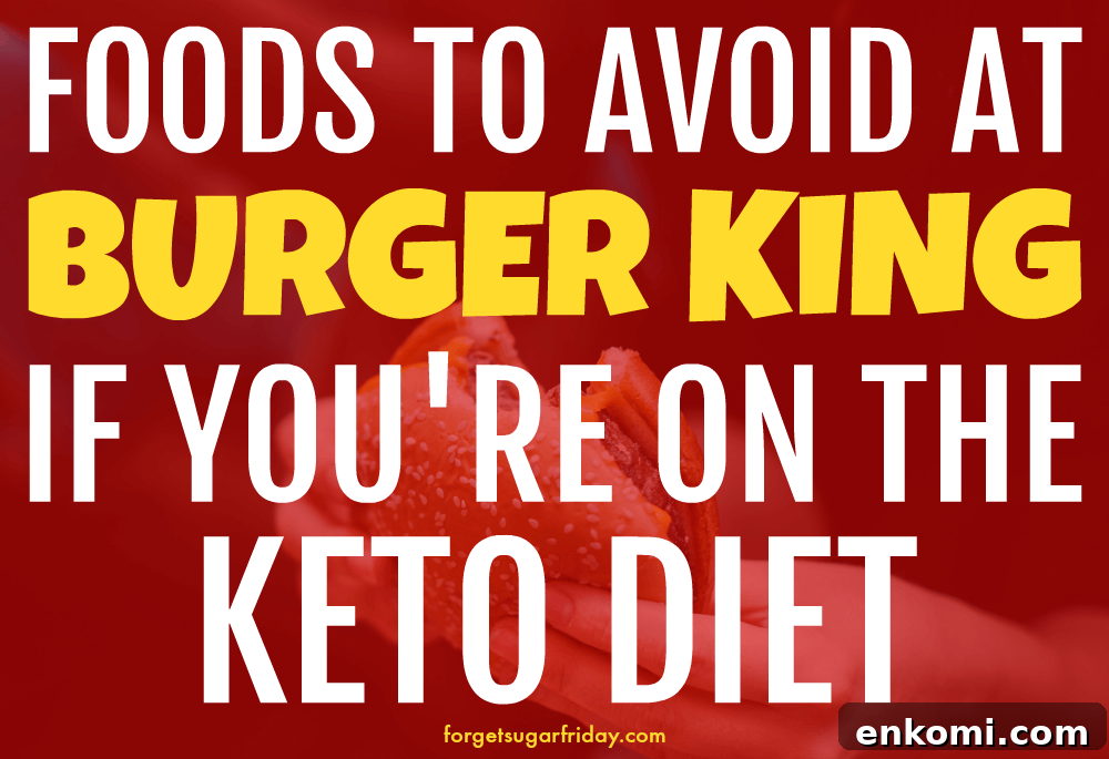 Keto Guide to Burger King: What to Order and What to Skip 4 keto burger king red overlay over hand holding burger
