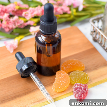 A picture of cannabis tinctures vs cannabis edibles.