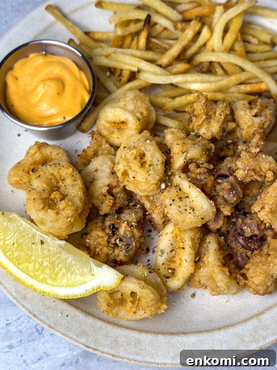 How to Make Crispy Deep Fried Calamari 2 deep fried calamari recipe