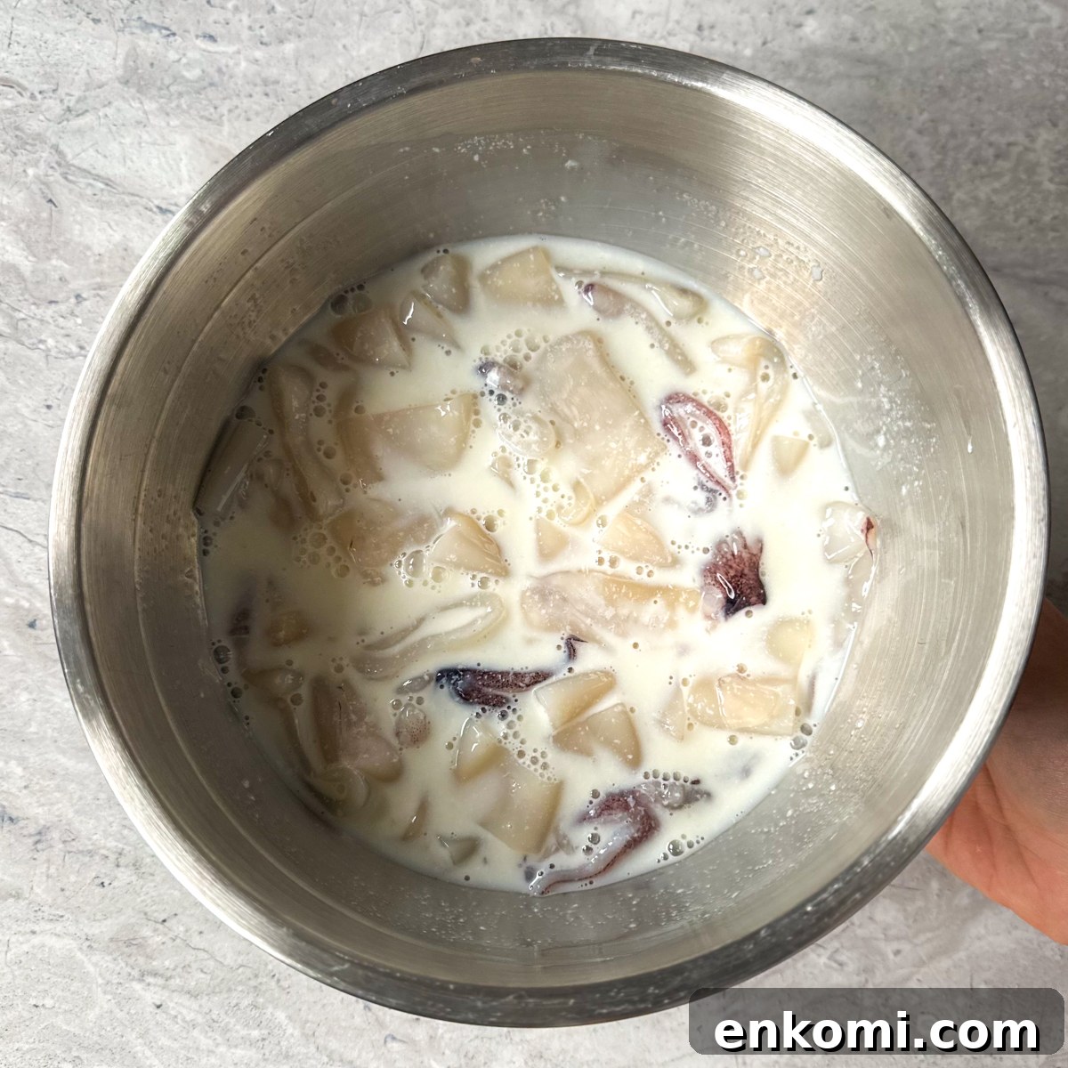 How to Make Crispy Deep Fried Calamari 4 deep fried calamari easy marinade