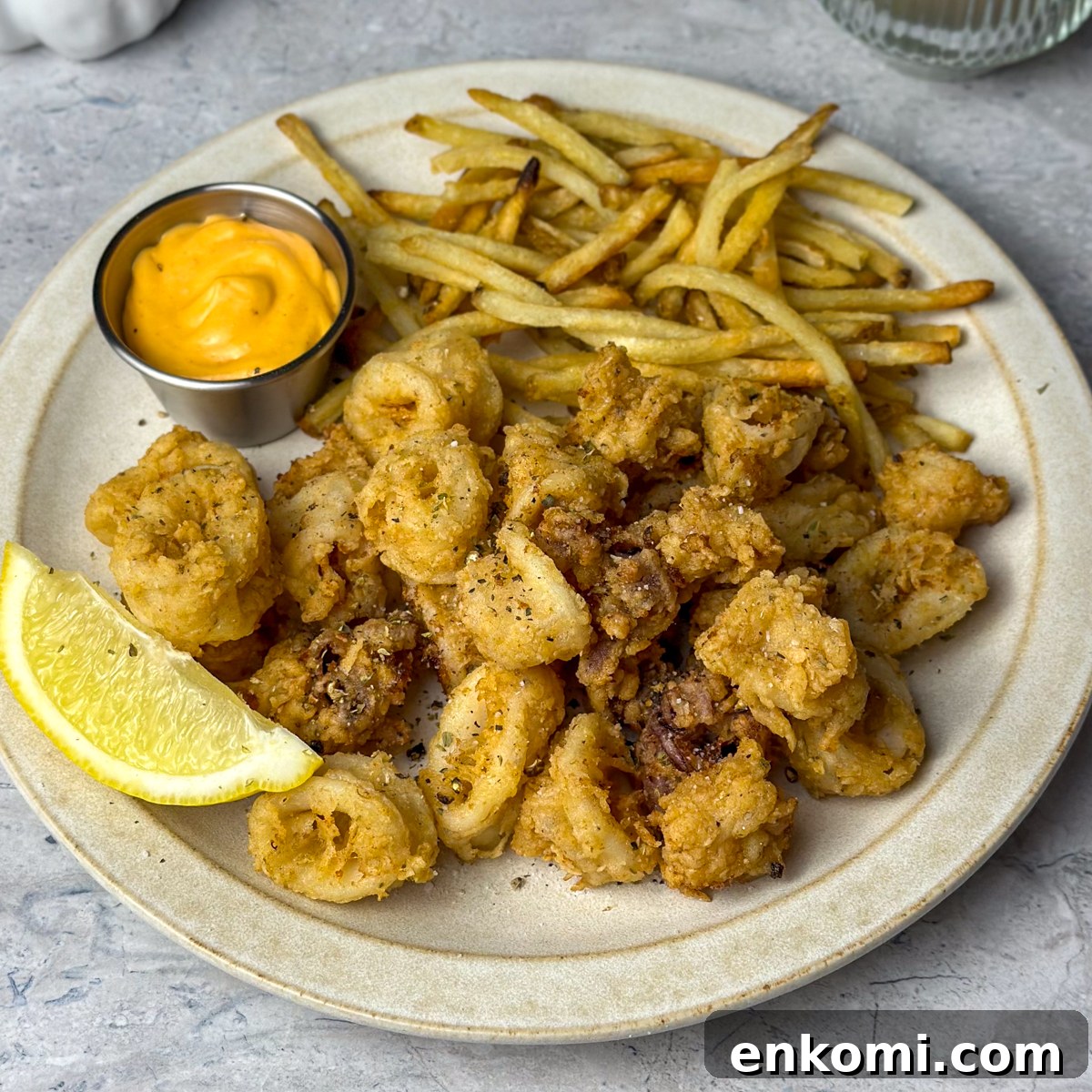How to Make Crispy Deep Fried Calamari 7 deep fried calamari