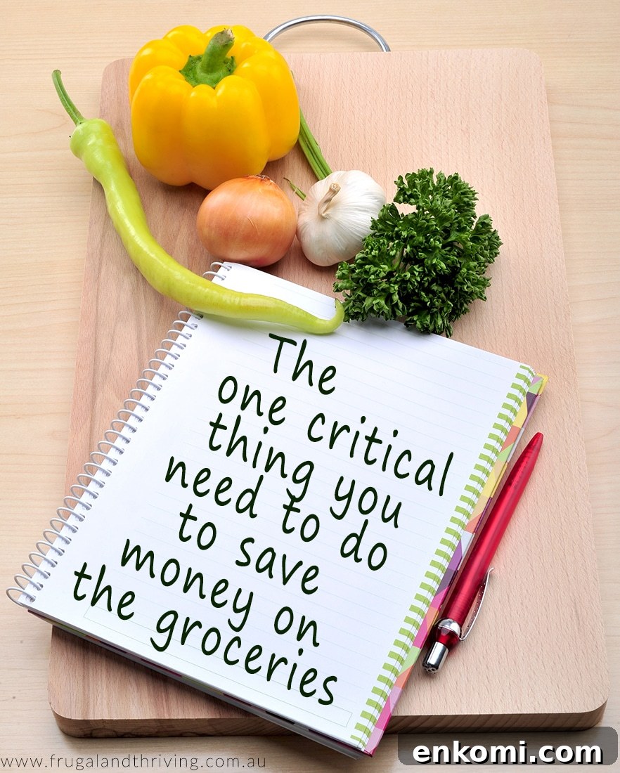 how to save money with menu planning