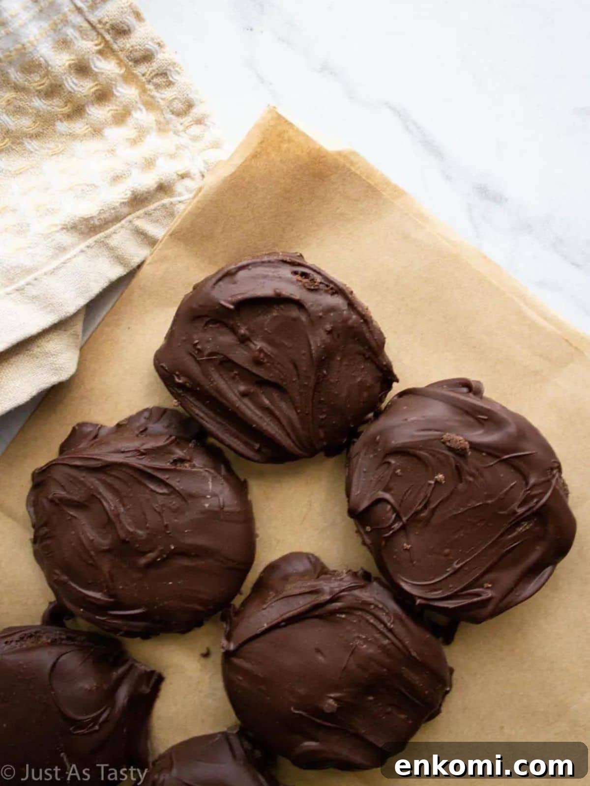 homemade thin mint cookies