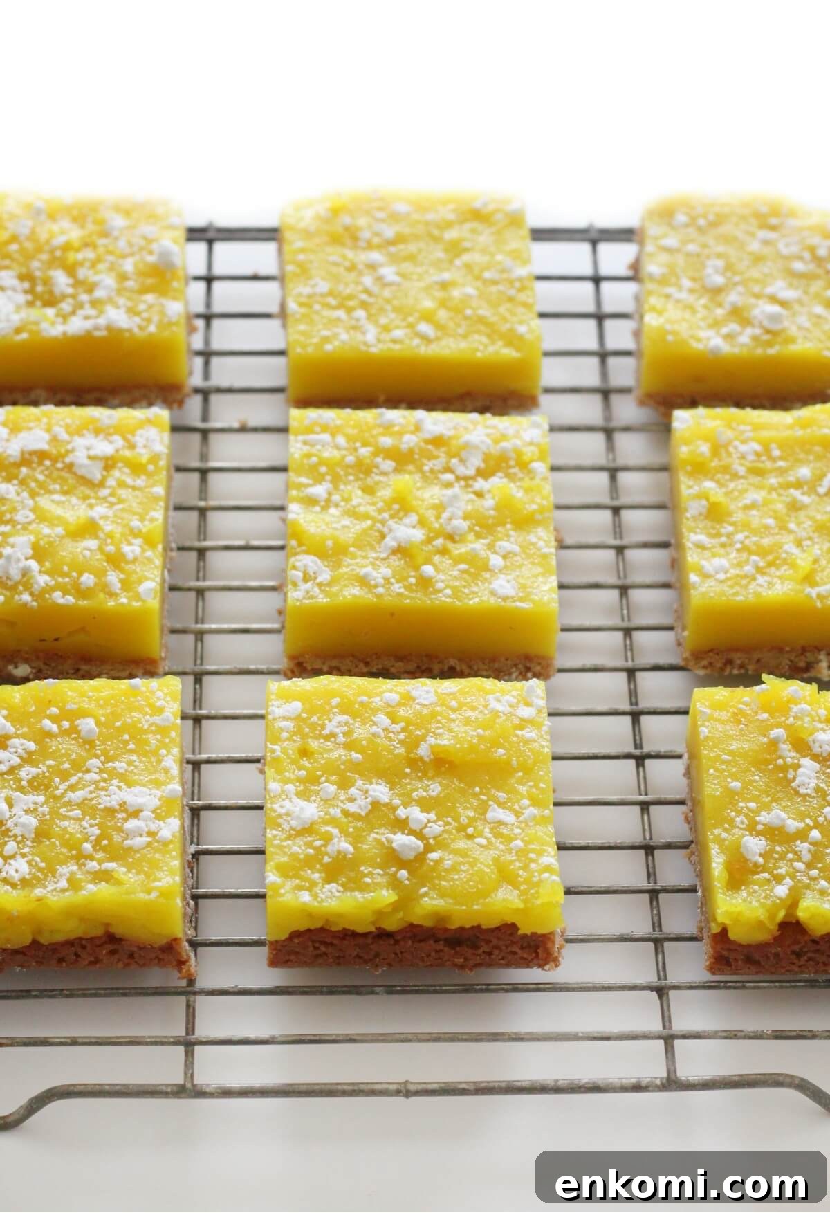 vegan lemon bars