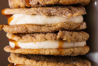Snickerdoodle Caramel Cookies with Gooey Caramel Centers