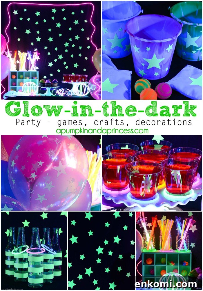 Glow in the dark party ideas
