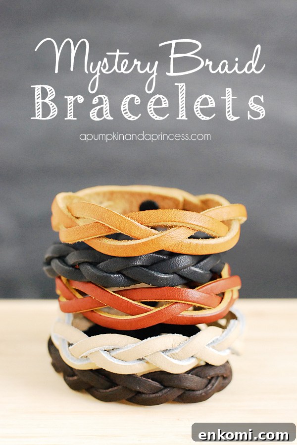 How to make a mystery braid bracelet