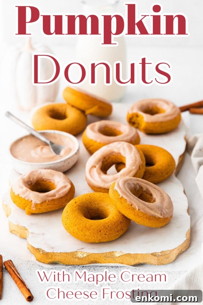 Pumpkin donuts styled