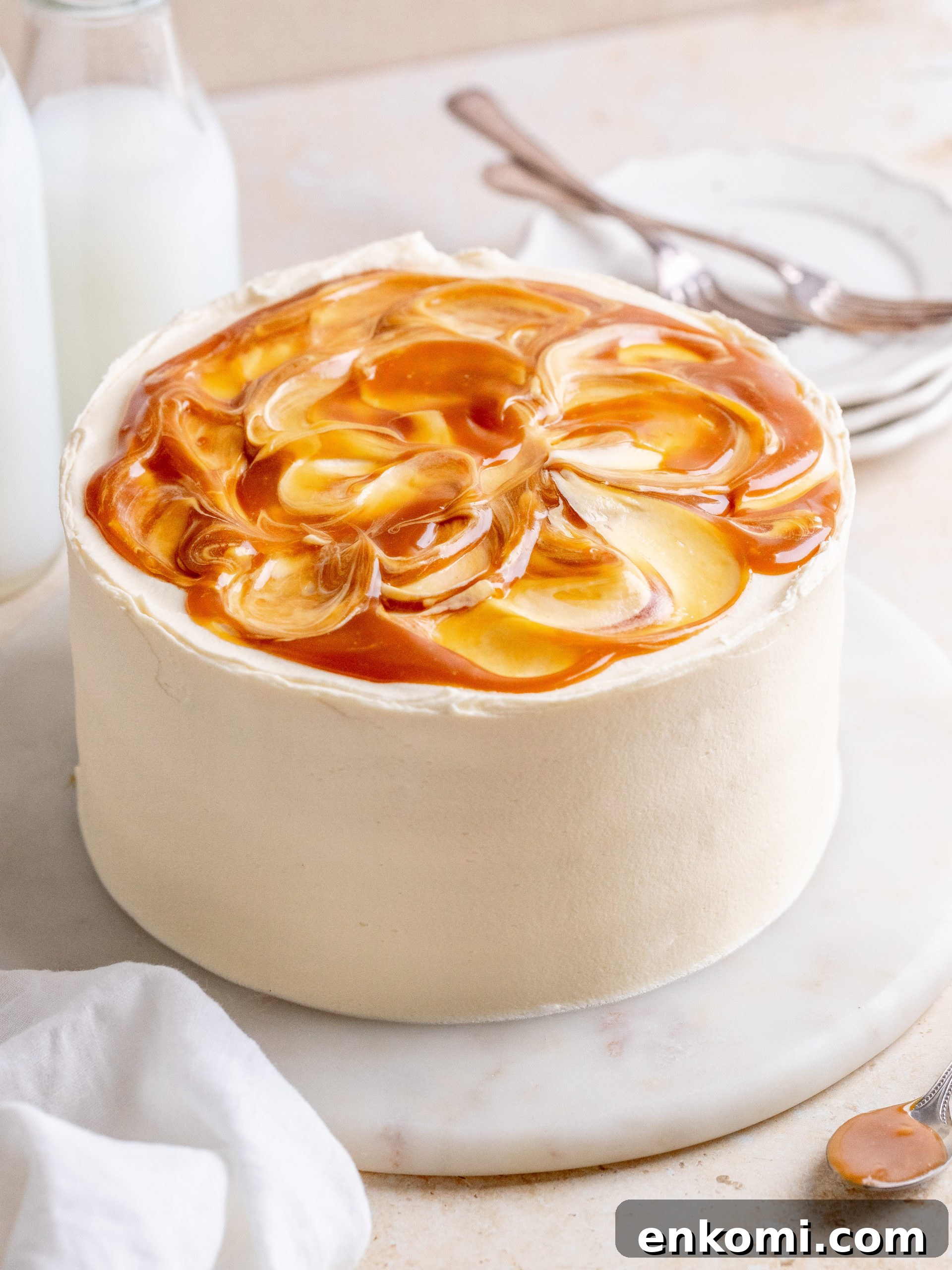 Decadent Salted Caramel Layer Cake Recipe 2 Salted Caramel Layer Cake